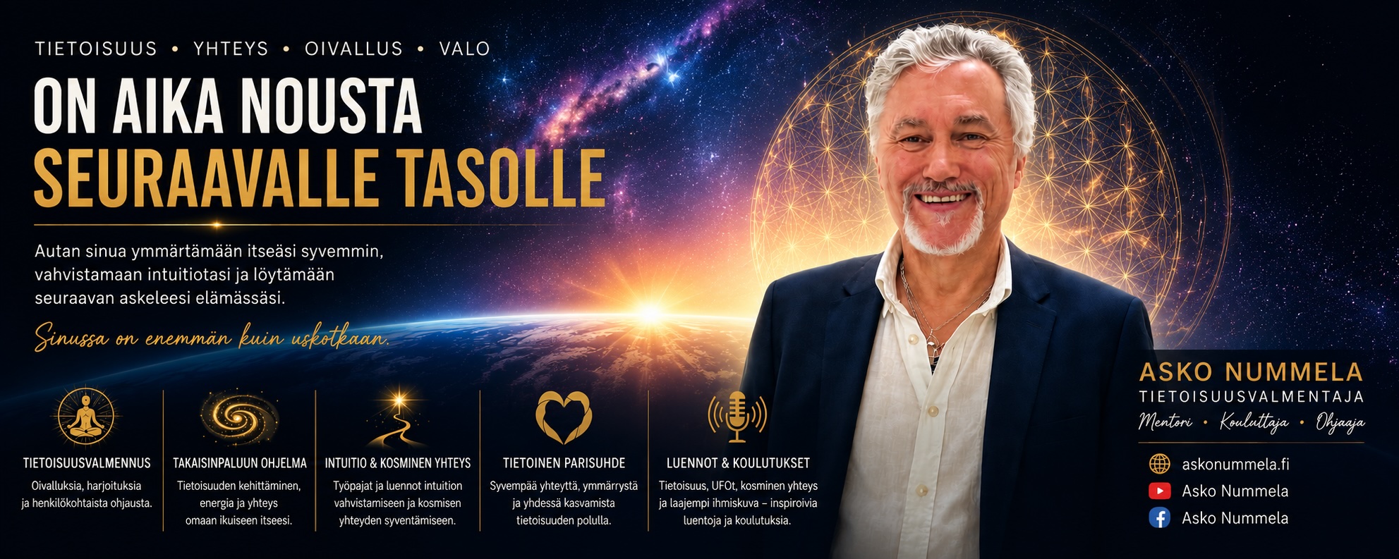 On aika nousta seuraavalle tasolle - seuraa opetuksiani - kiitos